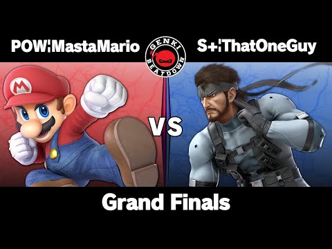 Genki Beatdown #8 - POW MastaMario (Mario) Vs S+ ThatOneGuy (Snake) - Grand Finals