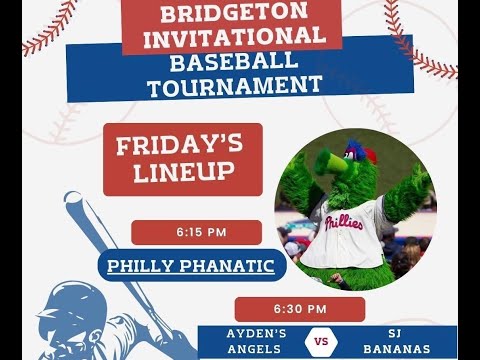 Full Game: Bridgeton Invitational Tournament: Ayden's Angels vs. SJ Bananas