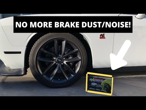 HOW TO REPLACE DODGE CHALLENGER SCATPACK BREMBO BRAKE PADS STOCK/AFTERMARKER (4 PISTON)