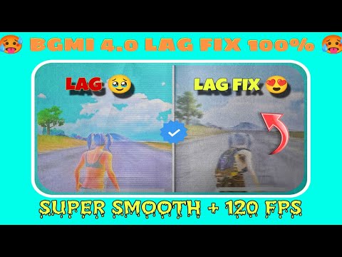 Bgmi lag Fix config 4.0 Super smooth +90fps+120fps config bgmi+pubg+kr- pubg lag fix config 100%