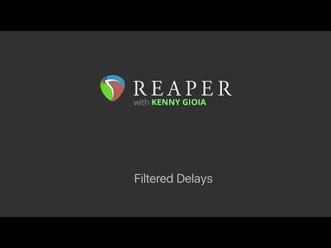 Filtered Delays in REAPER