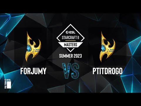 SC2 - ForJumy vs. PtitDrogo - ESL SC2 Masters: Summer 2023 Europe Regionals - Swiss Round 2