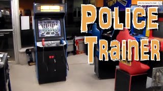 Classic 90's POLICE TRAINER Arcade Machine!  One Of The Best Earning Titles Of The 90's!