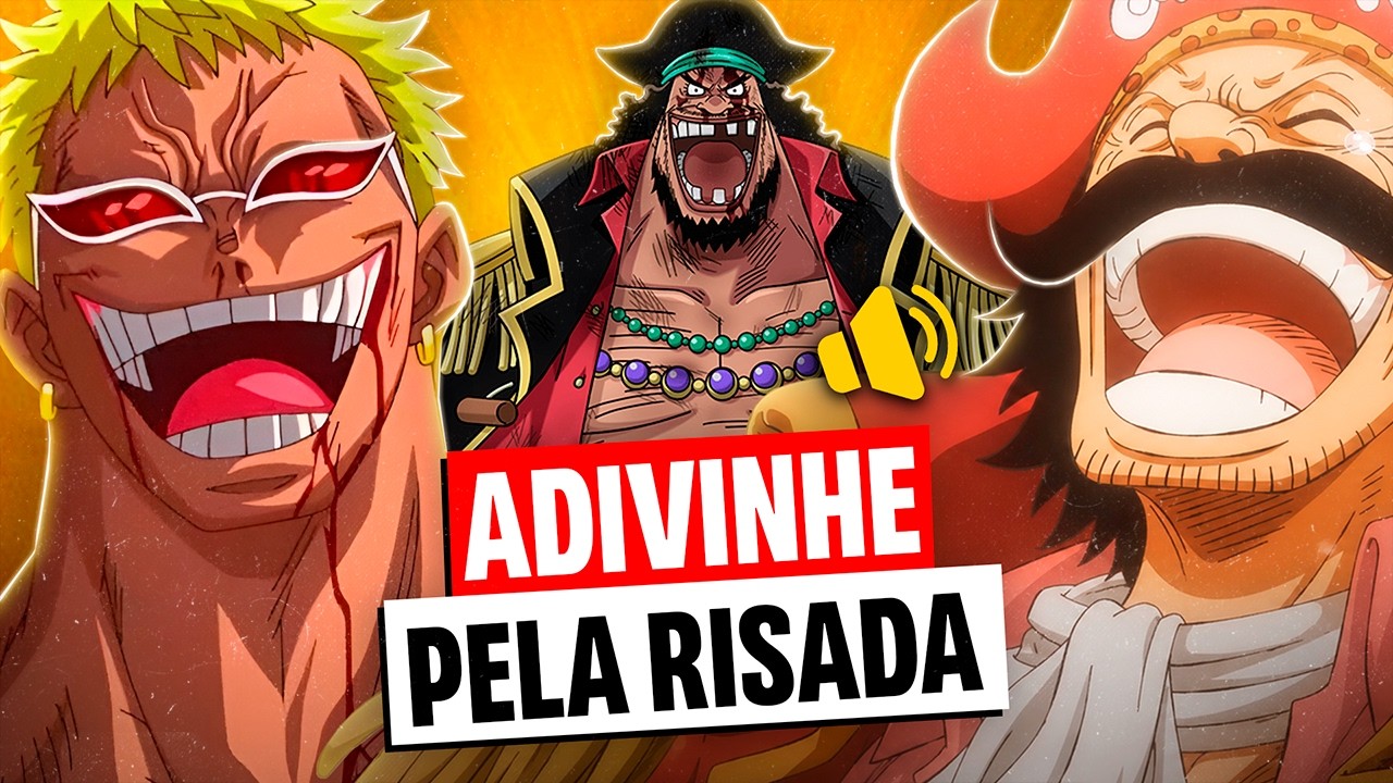 ADIVINHANDO PERSONAGENS DE ONE PIECE PELA RISADA! 🤣 - QUIZ