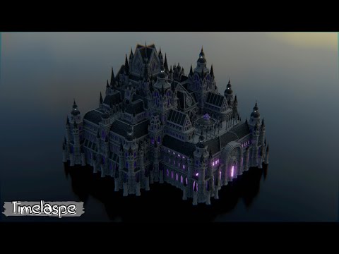 Minecraft｜Bloodborne Style Magic Castle Black Magic Castle｜Timelaspe