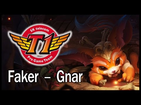 SKT Faker - Gnar top vs. Dr. Mundo - Patch 5.4 challenger solo queue (2015.03.01)