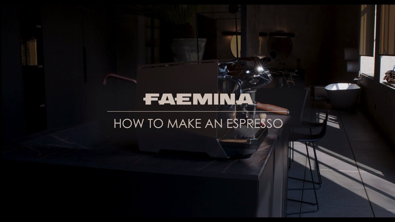 How to make an Espresso with Faemina (from Faema)