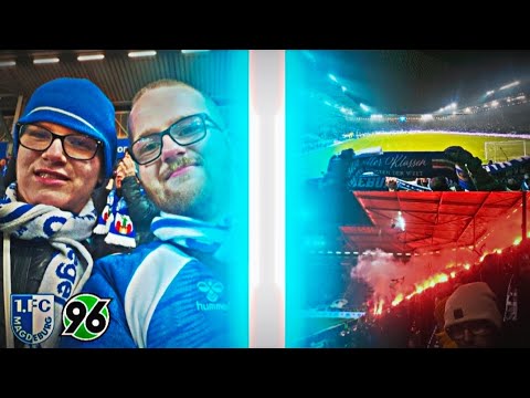 What a game! ⚽️ 1.FC Magdeburg vs Hannover 96 Stadium Vlog 💙🤍🔥 JulienTV