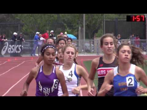 2016 TF - CIF-SS D3 Prelims - Girls 1600M (Heat 2 of 3)