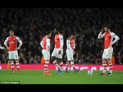 ARSENAL 1 - 3 AS MONACO GOALS kondogbia berbatov oxlade chamberlain carrasco