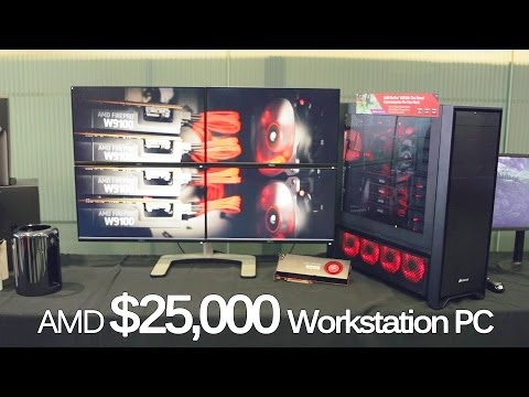 AMD $25,000 Workstation with 4 x FirePro W9100 GPUs