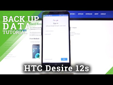 How to Enable Google Backup in HTC Desire 12s – Find Google Backup Section