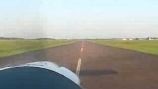 preview picture of video 'Approach and Landing at EDAQ Halle/Oppin'