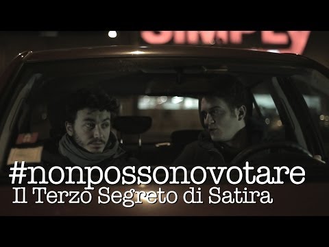 #nonpossonovotare – Il Terzo Segreto di Satira