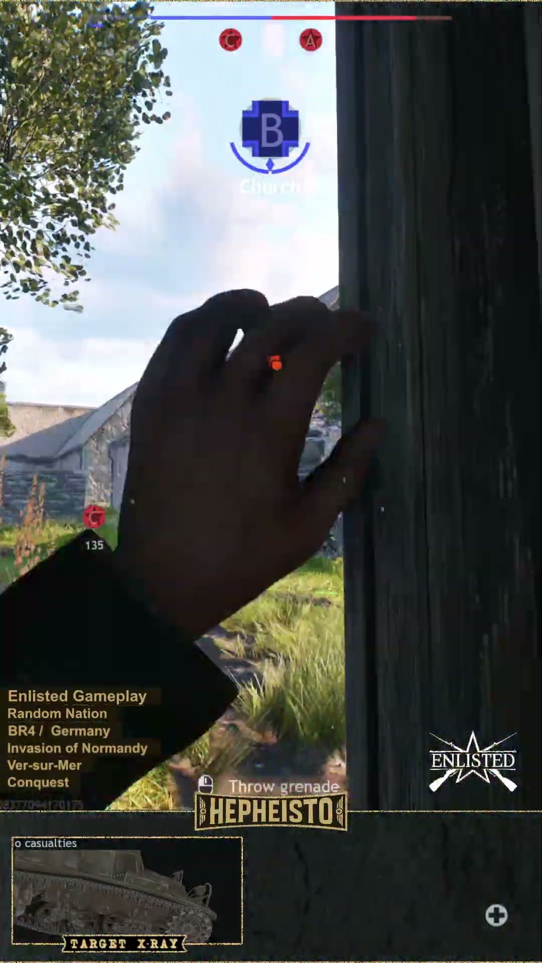Machine Gunner eliminates Tank M3 Stuart with Explosion Pack