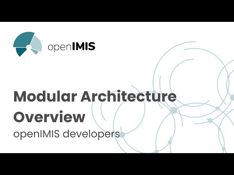 openIMIS developers: Modular Architecture Overview