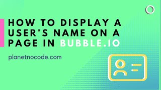 How to display a user's name on a page thumbnail