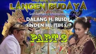 Download lagu Pagelaran Wayang Kulit LANGGEN BUDAYA PART2 Ki Dalang Rusdi & Hj  Itih S  Judul Semar Munggah Haji W mp3