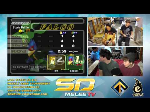 Last Stock SD #16 - CG | Zephyr (Fox) vs Matt (Fox, Falco) - SSBM Winners Semis - Melee