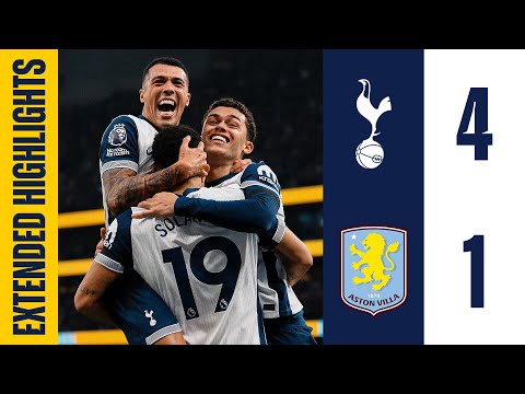 Tottenham Hotspur 4-1 Aston Villa | Extended Premier League Highlights