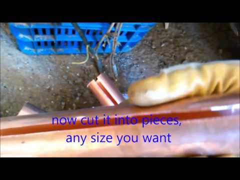 How to Make Copper Plate From Copper Tubing To Produce GANS Video