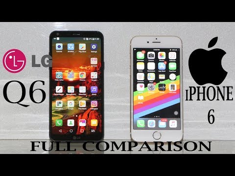 LG Q6 Vs iPhone 6 Speed Test