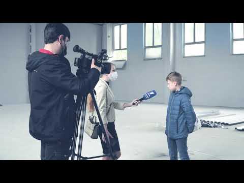 Александр Поличук. Интервью телевидение. Академия настольного тенниса Молдова. Backstage.