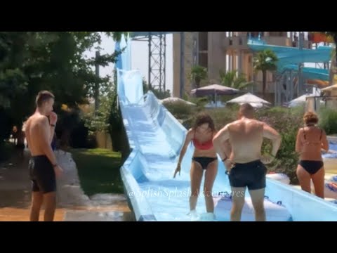 INSANE DROP?! FUN Waterslide Adventure at Europe’s LARGEST Water Park | Aquapark Nessebar