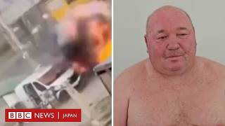 ウクライナの民間男性、ドローンに追い回される　ロシアの「人間狩り」攻撃映像