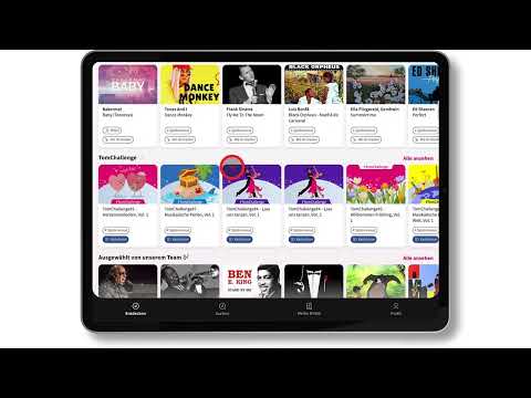 So durchsuchst du den Tomplay-Katalog in der App