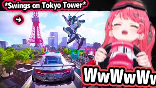 Miko's Reaction To the "Gundam" Race In Forza Horizon 6 Is Priceless【Hololive】