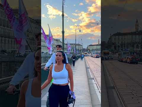 Everyday Life in Turin 🇮🇹 | Walking Through Italy #turin, #italywalk, #walkingtour, #citywalk