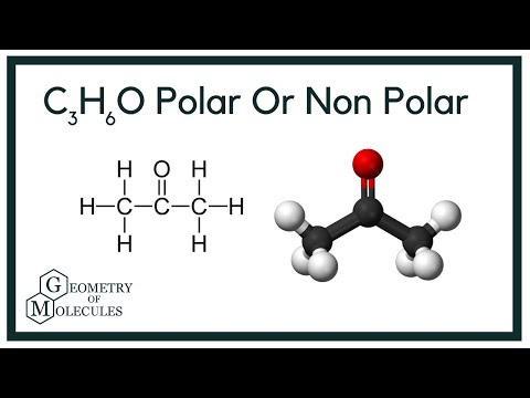 Is C3H6O Polar or Non-Polar? (Acetone)