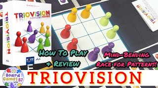 Triovision Board Game, Playte, How To Play, Review