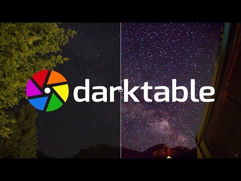 Milky Way Photography a darktable tutorial
