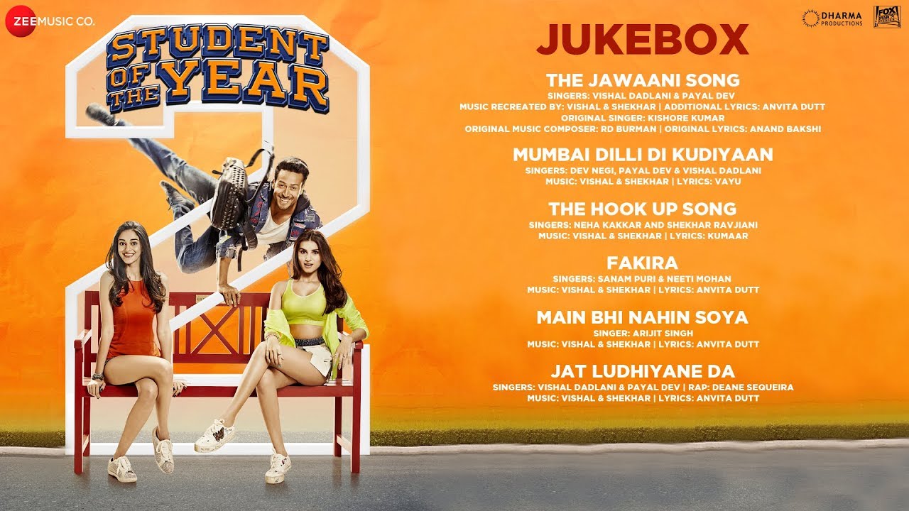 Fakira Lyrics  | Student of the Year 2 | Tiger Shroff, Tara Sutaria | Neeti Mohan, Sanam Puri | Shekhar Ravjiani, Vishal Dadlani