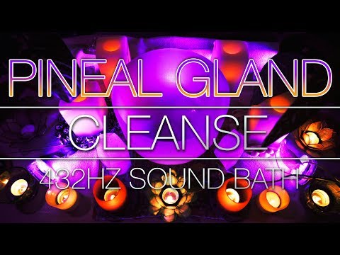 432Hz Pineal Gland Healing Sound Bath - Crystal Singing Bowl (No Talking) Endocrine Cleanse