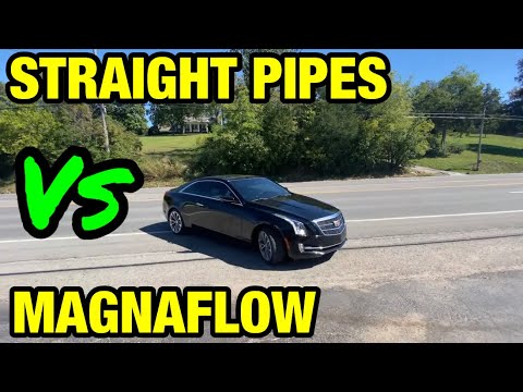 Cadillac CTS/ATS 3.6L V6: STRAIGHT PIPE Vs MAGNAFLOW MAGNAPACK!