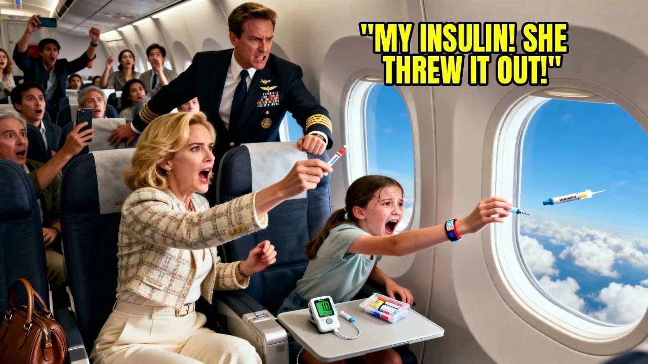 Karen Threw Diabetic Girl’s Insulin Out Plane Window — Unaware Dad Is Aviation Commander