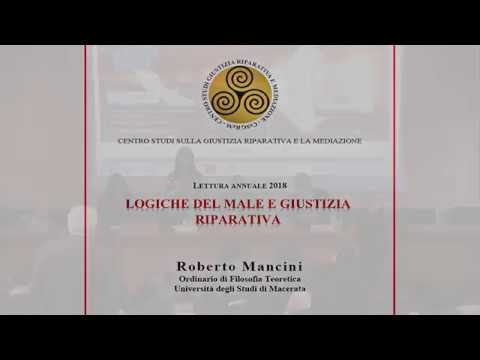 Lectio magistralis 2018 di Roberto Mancini
