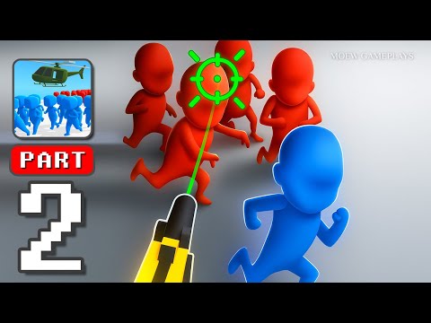 Z Escape: Zombie Crowd Shooter - Gameplay Walkthrough Part 2 - Road of the Infected (iOS, Android)