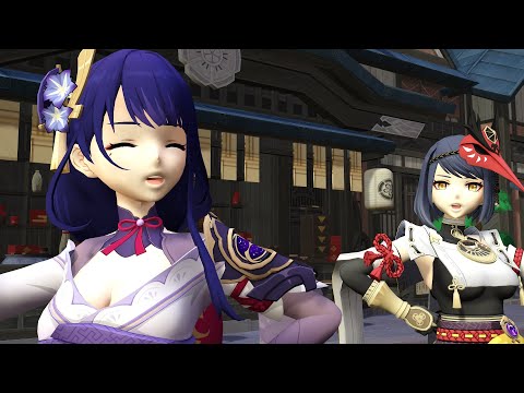[MMD][VR180]将軍がチーズケーキクライシス[原神]