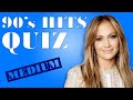 MUSIC QUIZ | HITS OF THE 90s | Guess the song | Difficulty: MEDIUM