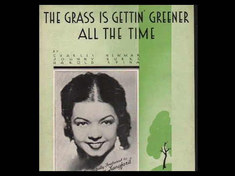 "The Grass Is Gettin' Greener All The Time" Walter Feldkamp & Orchestra (vocalist Avery McCune)