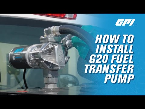 GPI G20 Fuel Transfer Pump Installation