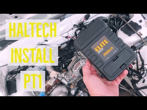 Haltech 1500 elite install / RX7 FC3S Part 1/ 13b / 13bt