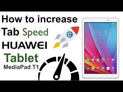 how do i get my tablet to run faster? Speed up Android tab  || how to increase Huawei  tab speed