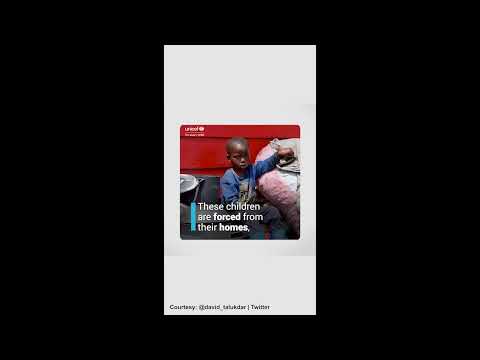 Half of the world’s refugees are children #shorts