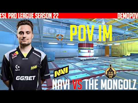 POV: iM / Nuke / NAVI vs The Mongolz / ESL Pro League Season 22 / CS2 DEMO