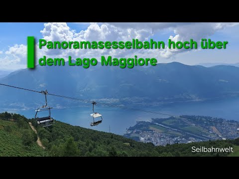 2 SBK Cardada -  Cimetta | Panoramasesselbahn hoch über dem Lago Maggiore
